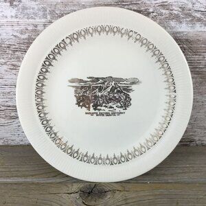 Badlands National Monument South Dakota Plate 23 Karat Gold Made in USA